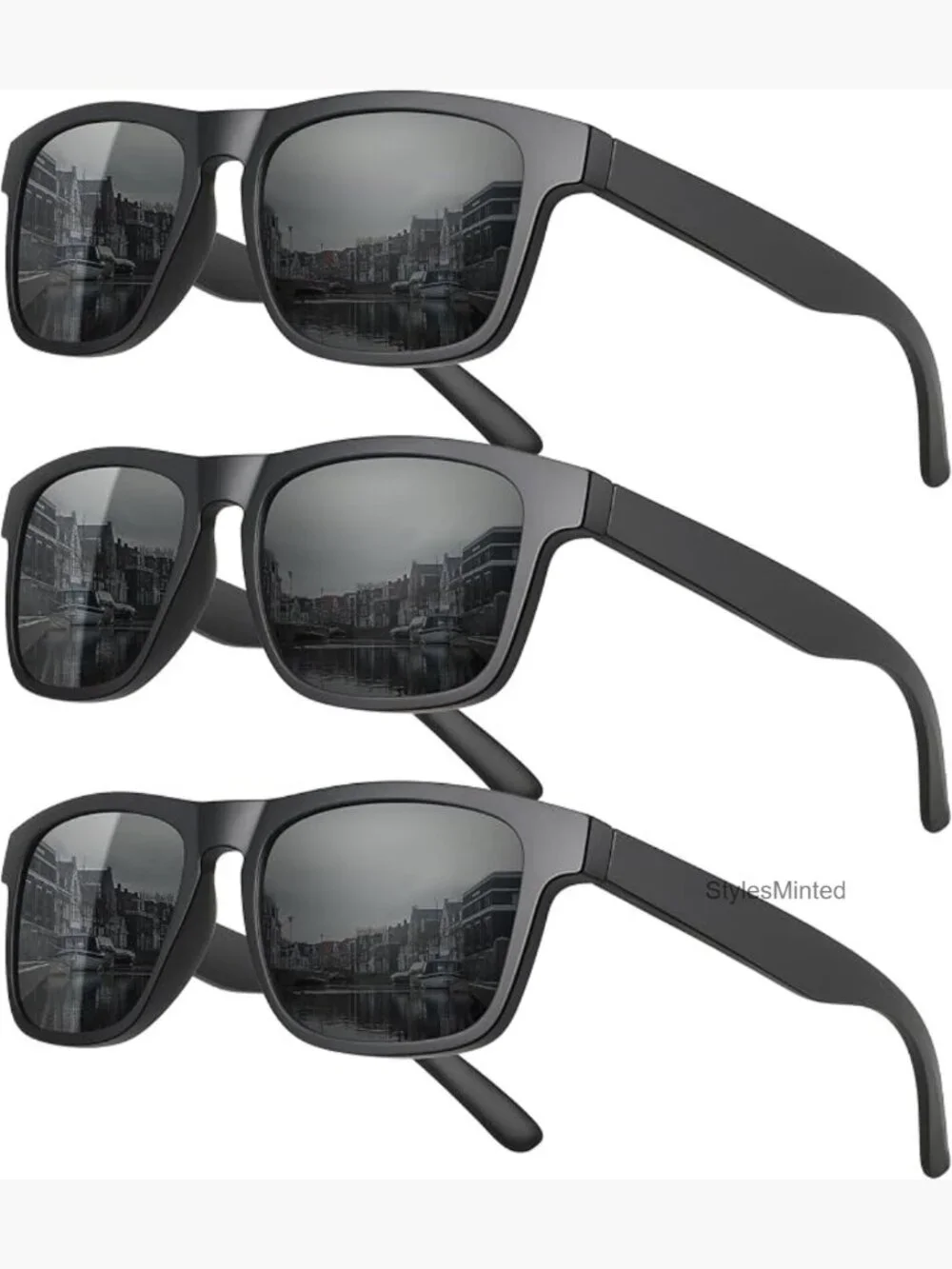 Polarized Sunglasses UV Protection Square Frame Sport Fishing Driving Eyewear